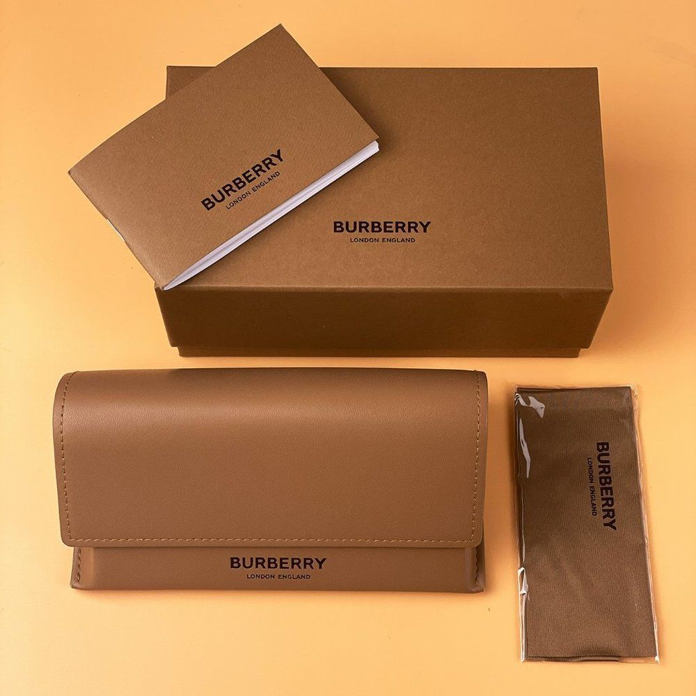 Burberry BE2367 3966 Eyeglasses Check Brown Square Women - Picture 9 of 12